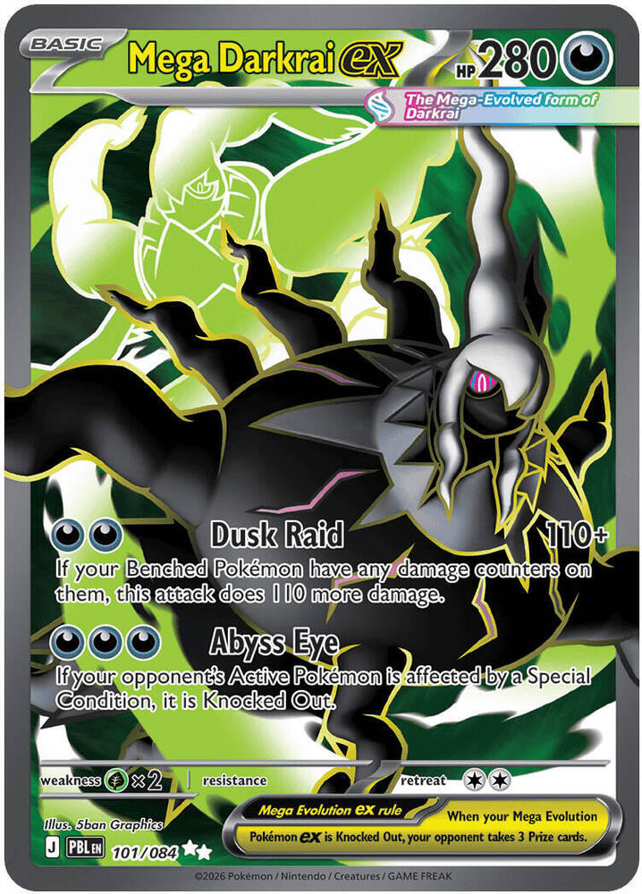 Mega Darkrai ex · UR 101/084