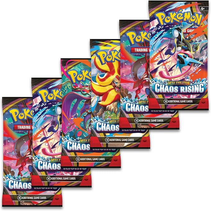 Pokémon TCG Mega Evolution: Chaos Rising Booster Bundle