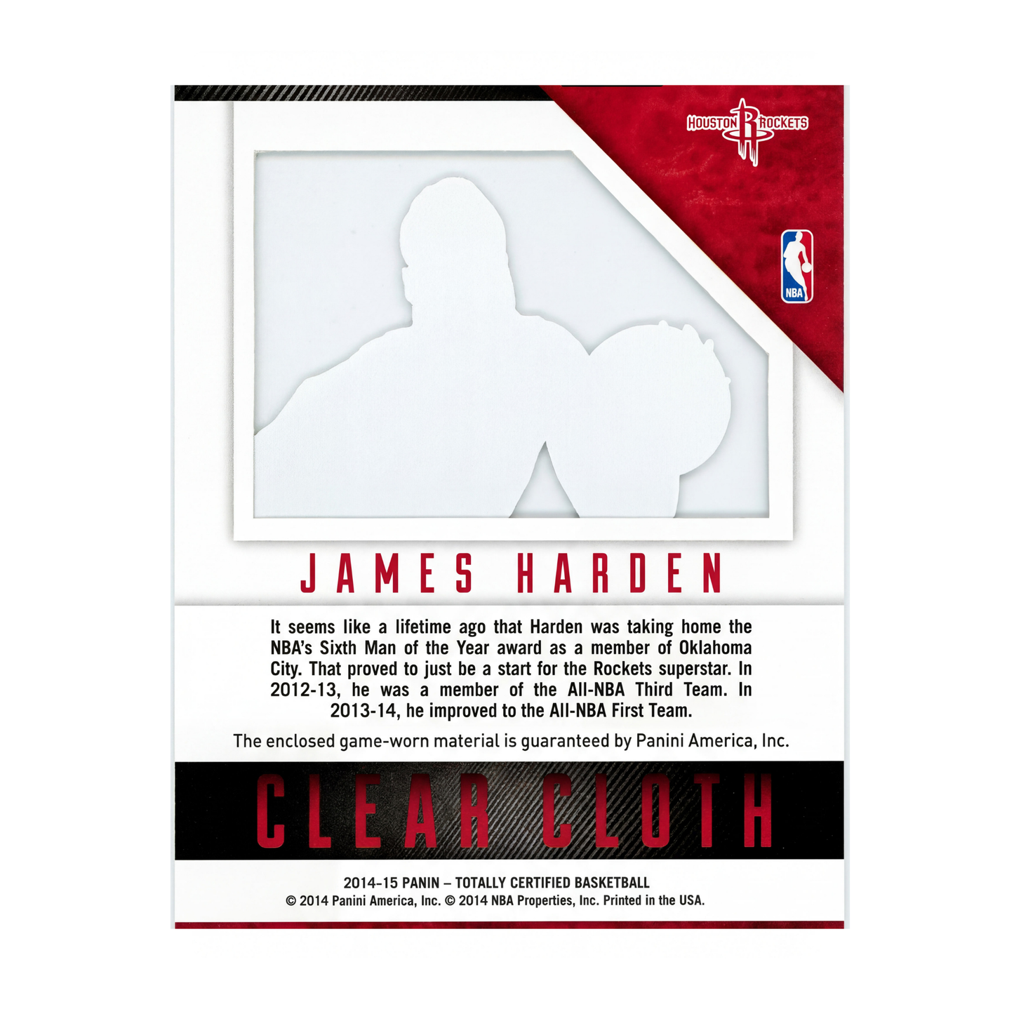 James Harden · Parche de tela 029/199