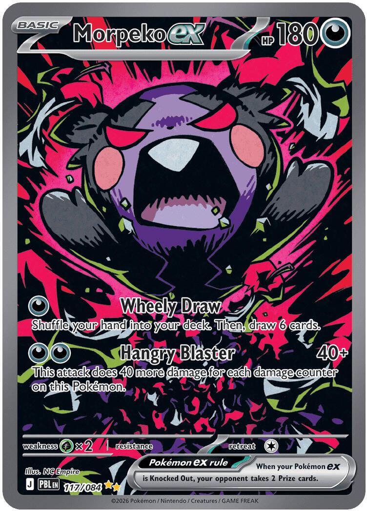 Morpeko ex 117/084 Special Illustration Rare - 2026 Pokémon ME05 Pitch Black