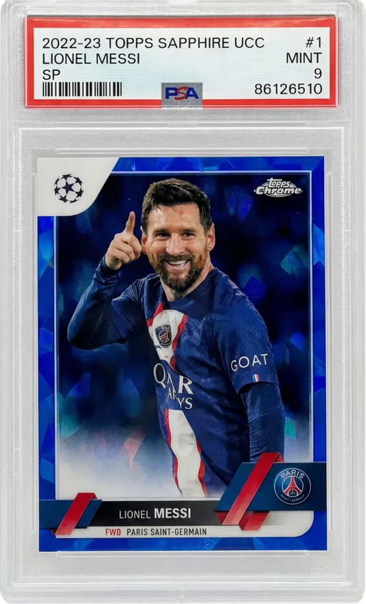 Messi · Zafiro PSA 9