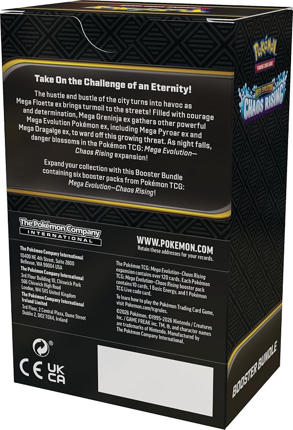 Pokémon TCG Mega Evolution: Chaos Rising Booster Bundle