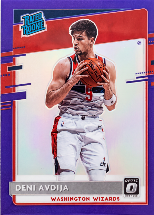 Deni Avdija · Rated Rookie Purple Prizm