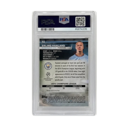 Haaland · Stadium Club PSA 10