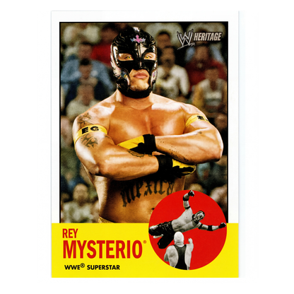 Rey Mysterio 2006 Topps WWE Heritage Superestrella Lucha Libre Clásica