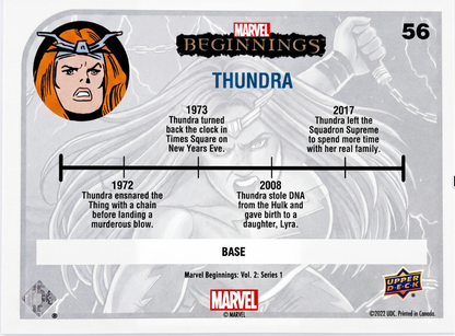 Thundra · Marvel Beginnings #56