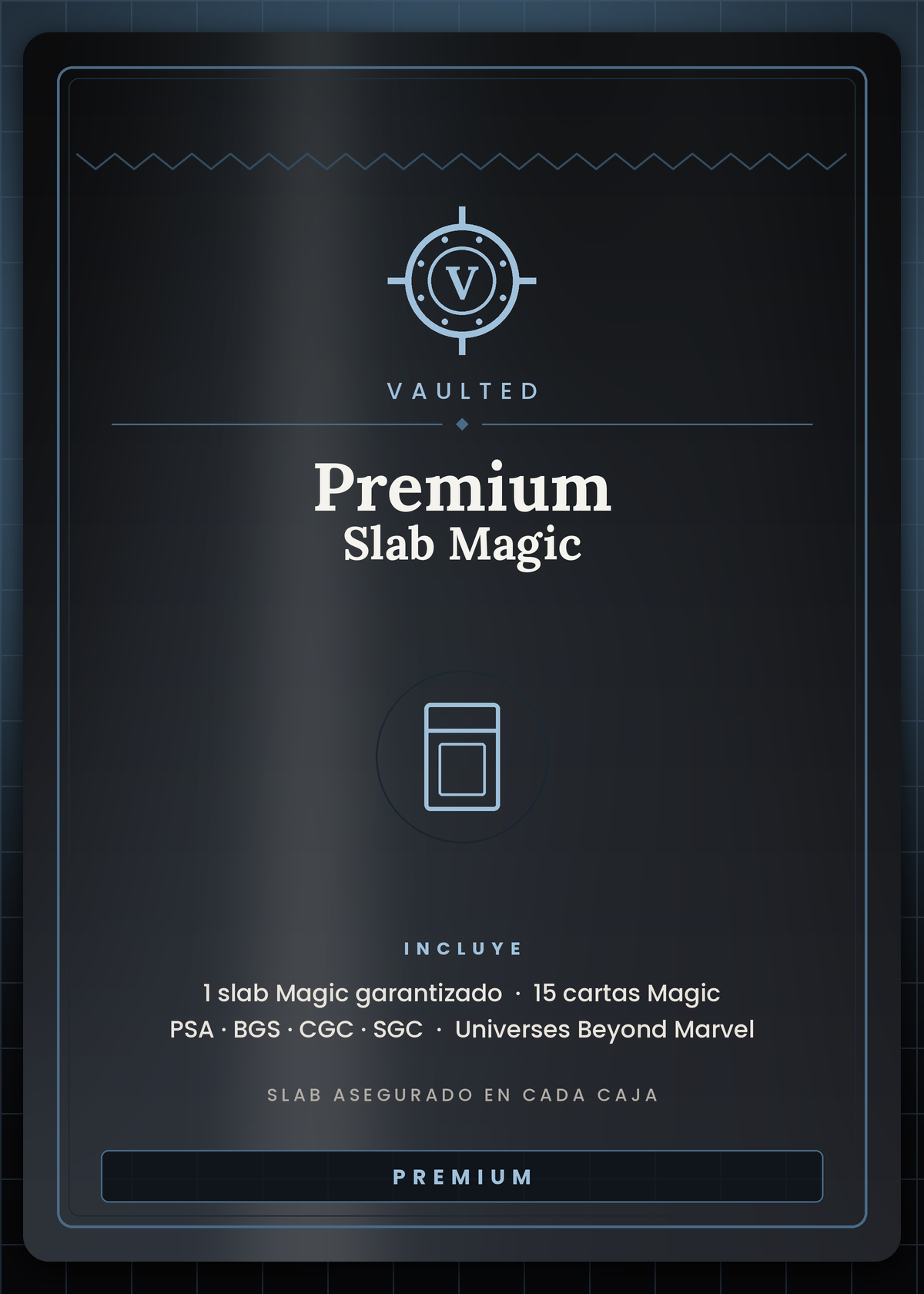 Mystery Premium Slab de Magic Vaulted — 1 slab de Magic graduado garantizado más 15 cartas de Magic surtidas