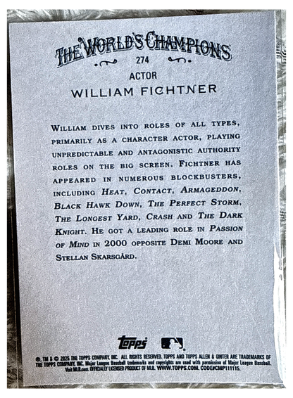 William Fichtner 274 - reverso The World's Champions