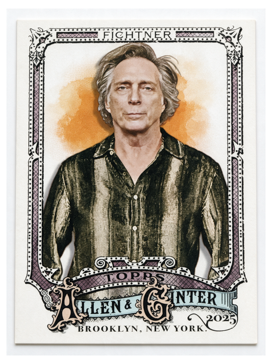 William Fichtner 274 - 2025 Topps Allen and Ginter, frente con retrato ilustrado