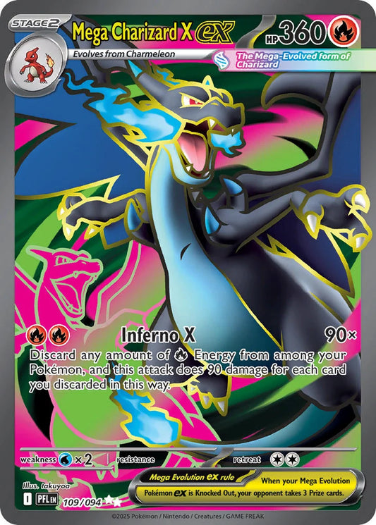 Mega Charizard X ex · UR 109/094
