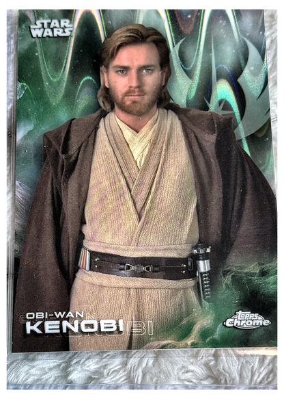 Obi-Wan Kenobi 138 Chrome - 2025 Topps Chrome Star Wars, frente