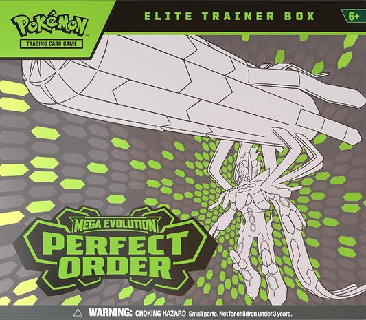 Pokémon TCG Mega Evolution Perfect Order Elite Trainer Box sellada
