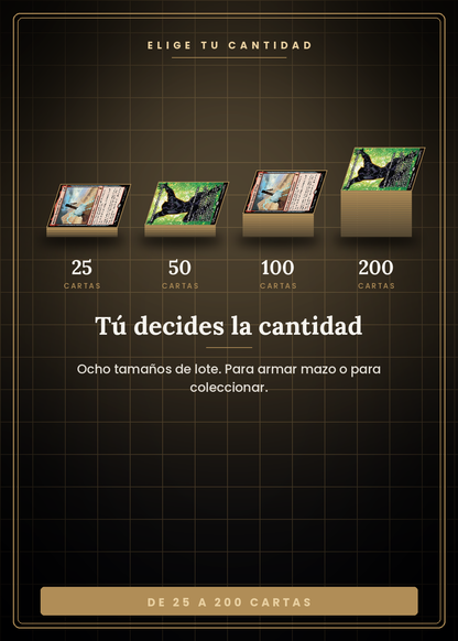 BULK Magic Marvel Vaulted — tú decides la cantidad: lotes de 25, 50, 100 y hasta 200 cartas