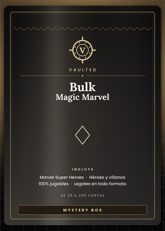 BULK Magic Marvel Vaulted — cartas Magic The Gathering Marvel Super Heroes surtidas, de 25 a 200 cartas