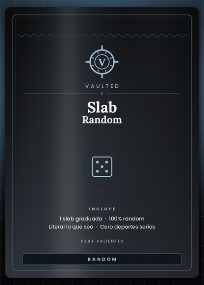 Slab Random Vaulted — un slab graduado 100% random, literal lo que sea