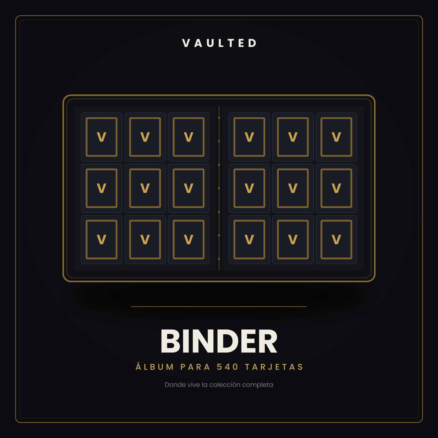 Binder para Cartas · Álbum 540 Tarjetas