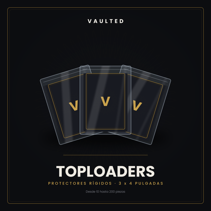 Toploaders Rígidos · Protectores 3 x 4"